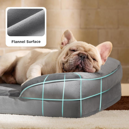 Orthopedic Dog Bed Medium Washable Original Design, 28" Grey